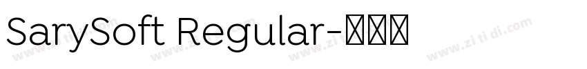 SarySoft Regular字体转换 SarySoft Regular字体转换